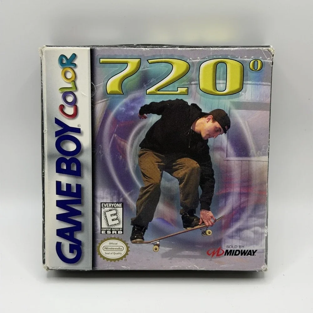 720° Nintendo Game Boy Color Game E Midway 1999 NTSC-U/C Box Cart Skateboarding